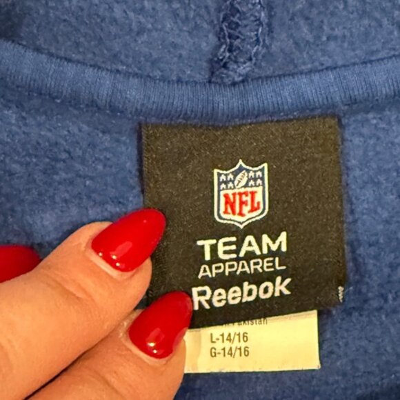 REEBOK NFL Youth Boys Indianapolis Colts Pullover Hoodie (Size: 14/16) - Picture 7 of 9